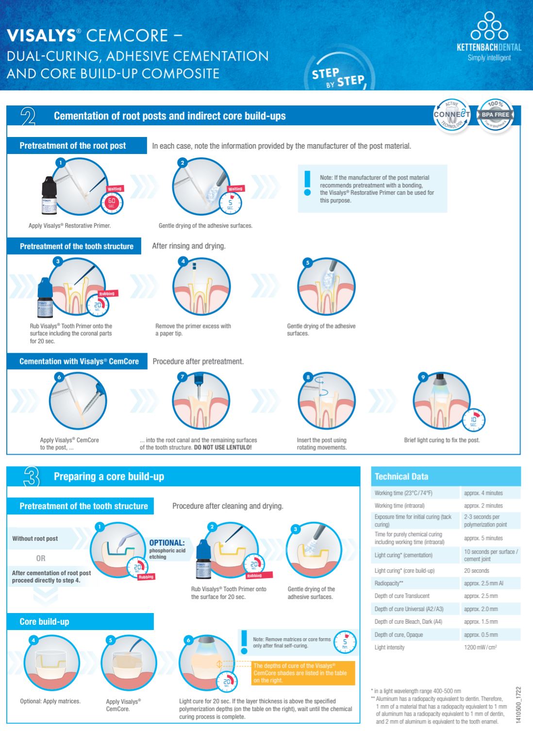 Thumbnail for Visalys CemCore Universal (A2/A3) Normal Pack